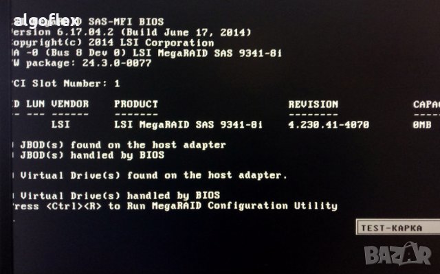 Контролер 12Gb SAS9341-8i SAS9300-8i iMR HBA SAS/SATA 8порт Dell WFN6R, снимка 3 - Други - 28260271