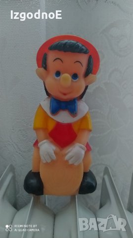 Стара гумена играчка Буратино - Пинокио , снимка 1 - Колекции - 37752017