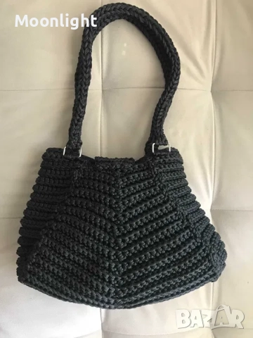 Ръчно плетена чанта Handmade, снимка 4 - Чанти - 52629214