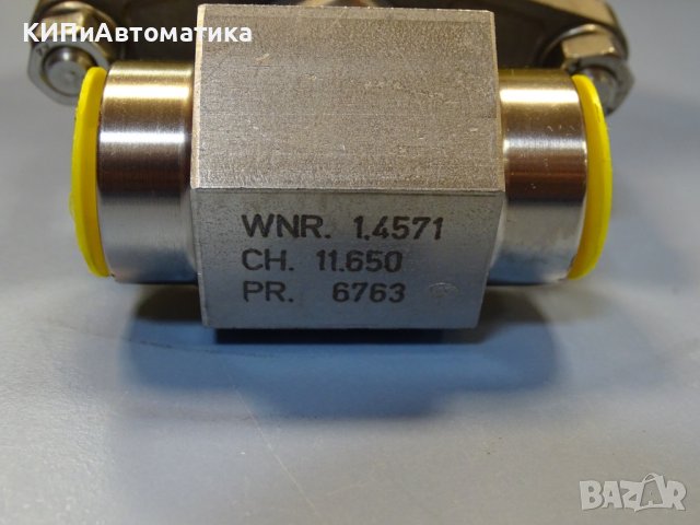 вентил с пневмоуправление Kammer Ventile 80047 G1/4 400Bar, снимка 4 - Резервни части за машини - 43046144