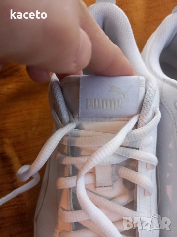 Кецове от естествена кожа PUMA размер-39, снимка 5 - Маратонки - 52030247
