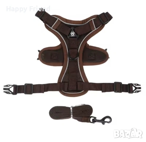 Нагръдник за куче с повод - комфорт и сигурност. *Различни размери*НОВ, снимка 2 - За кучета - 53459691