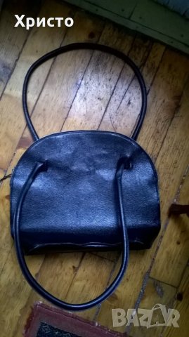 чанта дамска естествена кожа черна нова маркова Lazarini, снимка 1 - Чанти - 28171097