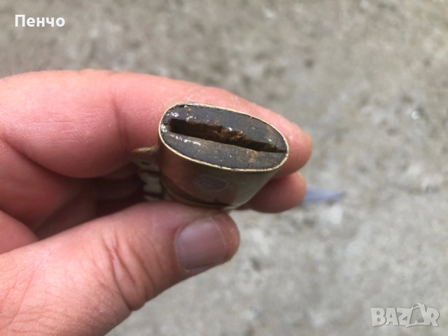 стар български нож "Вълчи зъб" с кания, снимка 13 - Ножове - 50138292