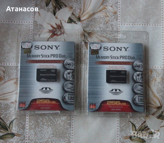 Sony 256MB Memory Stick Pro Duo , снимка 2 - Чанти, стативи, аксесоари - 43911135