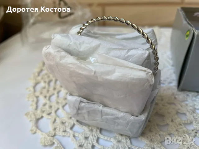 Красиви нови посребрени пръстени за салфетки от Англия, снимка 4 - Антикварни и старинни предмети - 47729984