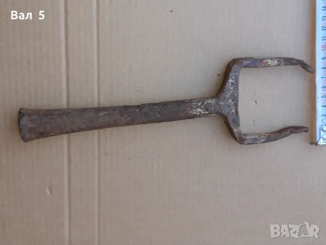 Стара наковалня за клепане на коса , инструмент, снимка 2 - Антикварни и старинни предмети - 49585895