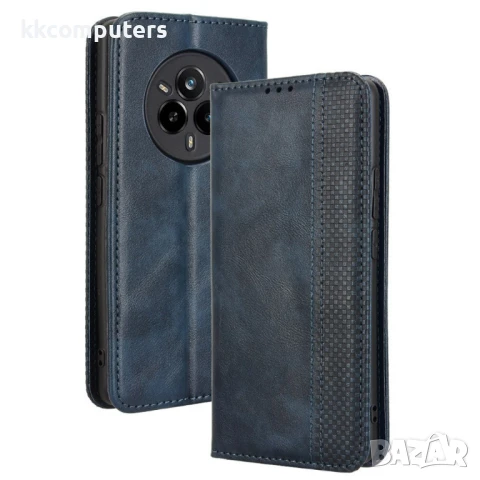 Realme 14 Pro 5G Retro Texture Wallet Калъф и Протектор, снимка 3 - Калъфи, кейсове - 50766806