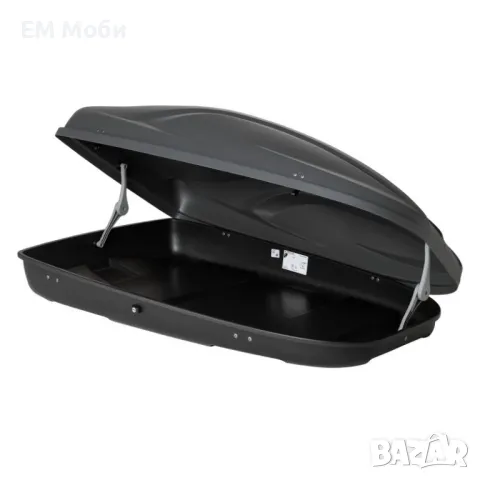 Автобокс багажник G3 SPARK ECO 320 сив мат, снимка 3 - Аксесоари и консумативи - 48714904