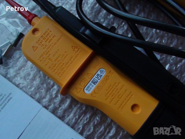 FLUKE T150 VDE - ЧИСТО НОВ PROFI Voltage Tester 6 - 690 V AC/DC Електроизмервателен Уред / GERMANY !, снимка 12 - Клещи - 43256262