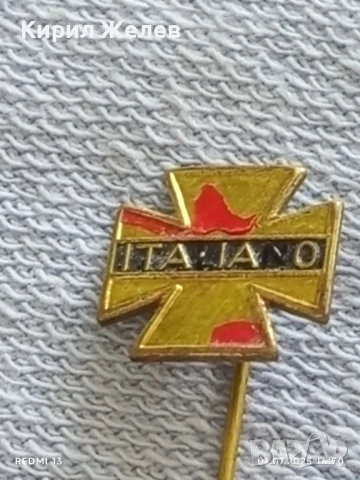 Пет значки стари редки AJAX, ITALIANO, CASTELLA за КОЛЕКЦИЯ 13709, снимка 6 - Колекции - 50863265