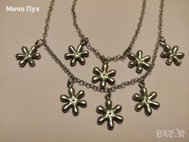 Сребърно колие (95), снимка 3 - Колиета, медальони, синджири - 39131160