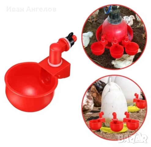 Поилки за птици зайци пъдпъдъци гълъби кокошки и др, снимка 6 - За селскостопански - 51771852