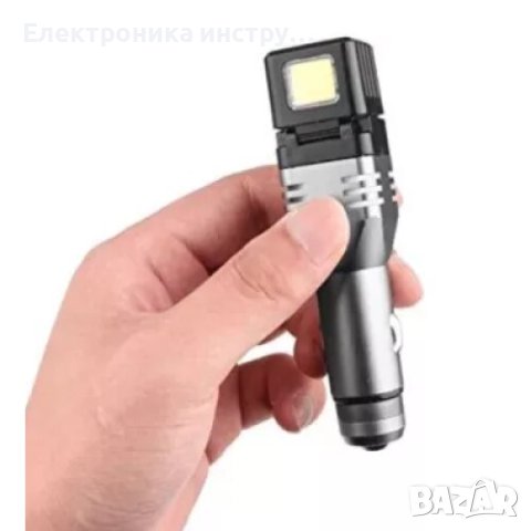 Зарядно за кола 3 в 1, USB, магнит, фенер COB, снимка 3 - Друга електроника - 43166508