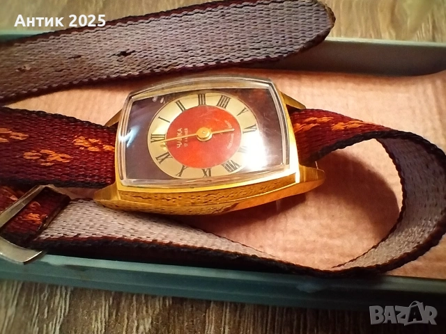 Дамски часовник „Чайка“ AU10, СССР, нов, снимка 3 - Дамски - 53228575