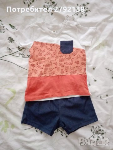 Летни бебешки дрешки ръст 80/86 см