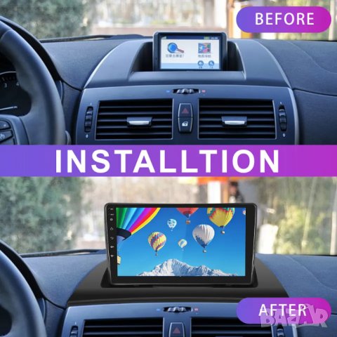 Мултимедия, Двоен дин, за BMW X3, E83, Андроид, 9", кола, 2 Дин навигация, плеър с Android, BMW  X 3, снимка 3 - Навигация за кола - 40062146