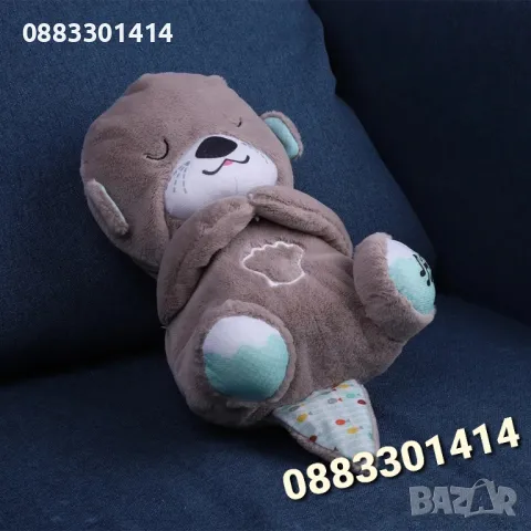 Плюшена Видра Бял шум Нежни звуци за успокояване , снимка 2 - Плюшени играчки - 48253187