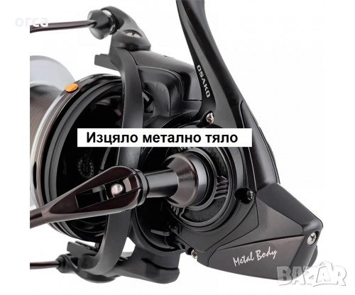 Шаранджийска макара OSAKO Metal Body MF – метална, 6+1 лагера, 9000/10000, снимка 4 - Макари - 43458347