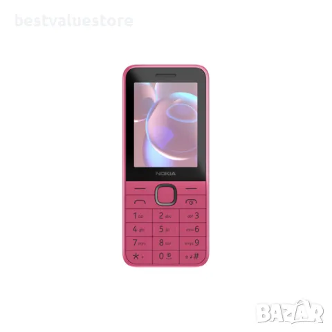 Nokia 225 4G 2024 Dual Pink Мобилен Телефон Gsm 2.40 ", Задна Камера 0.30 Mpx, снимка 2 - Nokia - 49332166