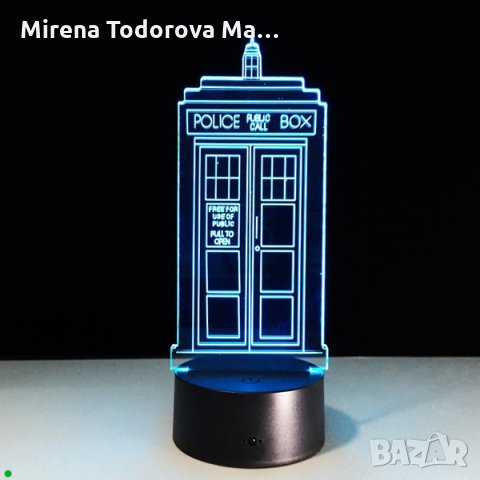 3D лампа,star trek,Doctor Who,хари потър,пони, Marvel Avengers , снимка 3 - Настолни лампи - 35245285