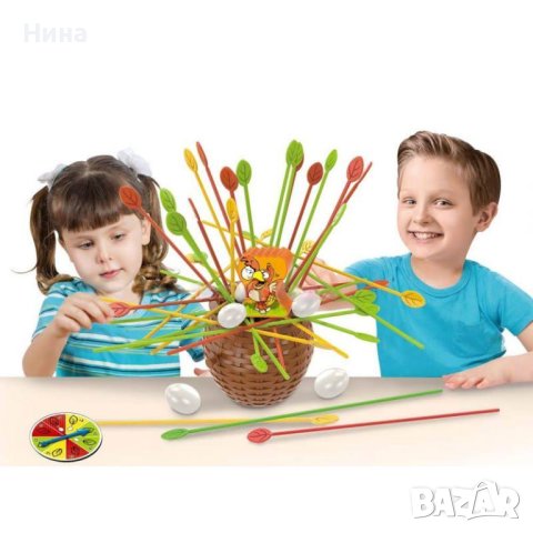 Настолна игра с кокошка и яйца, снимка 2 - Игри и пъзели - 43370169
