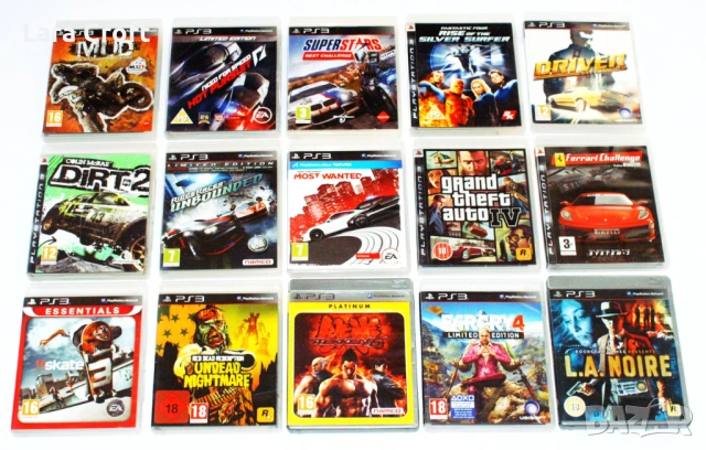 PS3 игри PlayStation 3 PS3 ПлейСтейшън 3 ПС3 игри по 17.90 € Сони