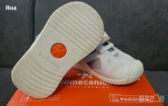 Обувки за прохождане Biomecanics, снимка 3 - Бебешки обувки - 48762869