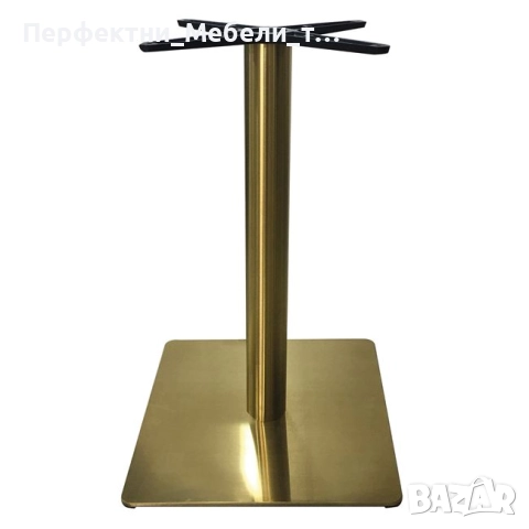 Крак за маса квадрат/кръг и правоъгълна-черно със злато,сиво с дърво