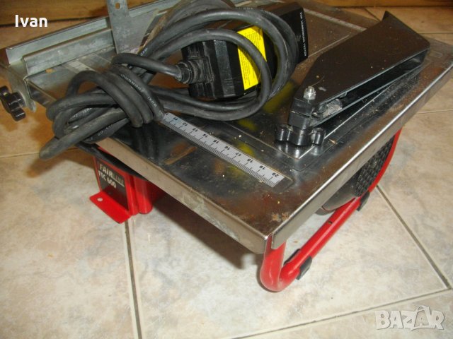 ф180мм-600 Вата-Немска-Почти Нова Машина За Рязане На Плочи/Плочки-Fairline FTC 600, снимка 3 - Други инструменти - 33484213