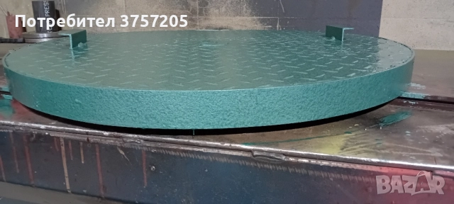 Кръгъл метален капак за водомерна шахта 82см., снимка 7 - Други стоки за дома - 52103406