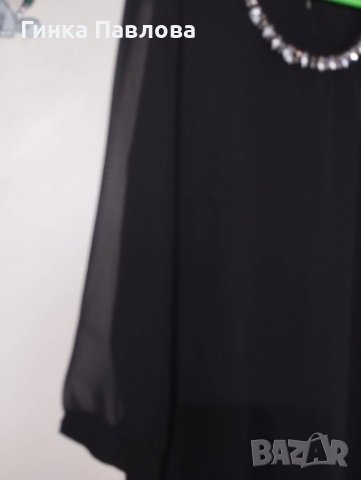 ELLOS-черна рокля-№ 46, снимка 4 - Рокли - 37794804