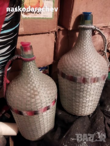 Дамаджани 5 литра, дамаджана, стомни, стомна здрава и чиста, снимка 13 - Буркани, бутилки и капачки - 42692004