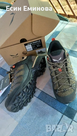 Дамски туристически обувки Salewa WS MTN Trainer Lite – Quicksand/Black (7209) , снимка 5 - Спортна екипировка - 51377848