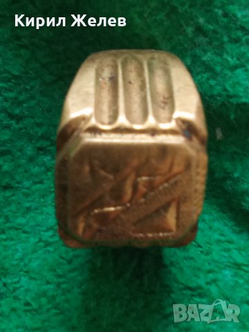 Пръстен стар бронзов 21906, снимка 3 - Антикварни и старинни предмети - 33370134