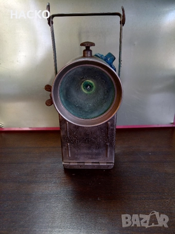 Стара Немска Лампа /прожектор/ DOMINT АВТЕНТИЧНА,НЕ ОТВАРЯНА Внос от Германия , снимка 2 - Антикварни и старинни предмети - 52637131