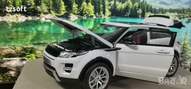 Land Rover Range Rover Evoque 2011 - бял - GTAutos 1:18, снимка 3 - Колекции - 37511015