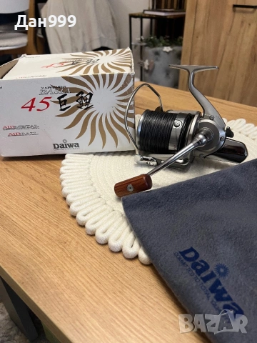 Шаранджийски макара Daiwa tournament Basia 45QD, снимка 4 - Макари - 53601977
