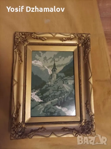 Гоблен с масивна рамка