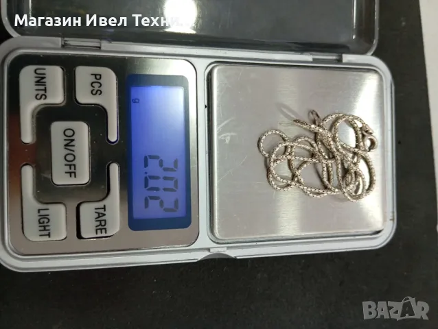 сребърен синджир колие, снимка 6 - Колиета, медальони, синджири - 47280443