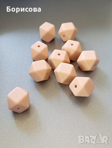 Силиконовото мънисто многоъгълник за бебешка залъгалка, снимка 12 - Други - 34632473