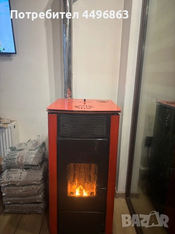 Пелетна камина, снимка 2 - Камини - 53598301