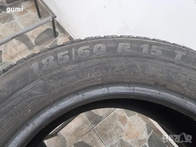 2бр зимни гуми 185/60/15 SEMPERIT L01908 , снимка 4 - Гуми и джанти - 48399401
