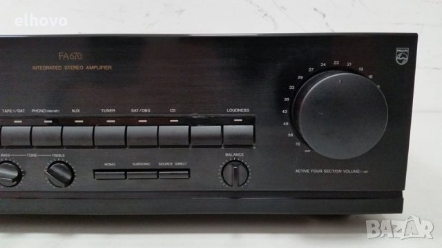 Стерео усилвател Philips FA670, снимка 9 - Ресийвъри, усилватели, смесителни пултове - 28806317