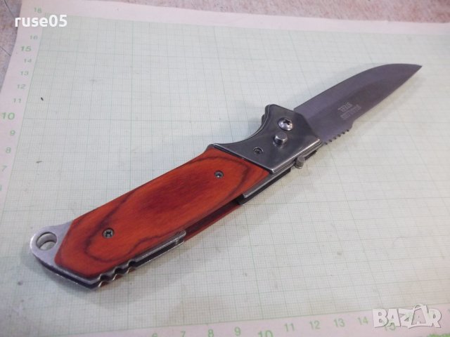 Нож полуавтоматичен сгъваем, снимка 8 - Ножове - 43687892