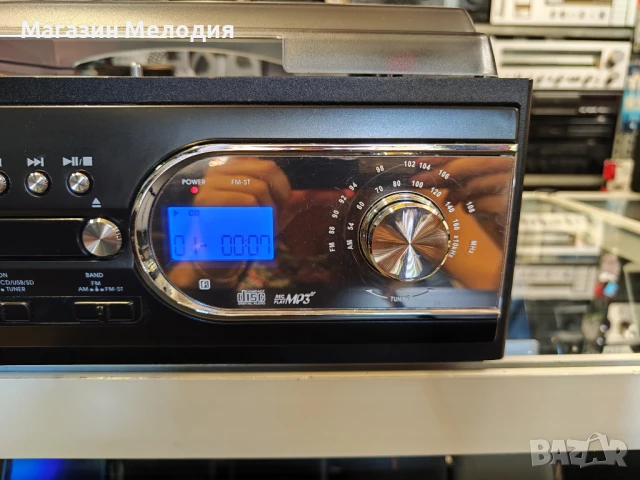 Turntable cd radio system / Грамофон с радио, диск, касета, usb и памет карта Model - TCD-983WEC  В , снимка 2 - Аудиосистеми - 50782582