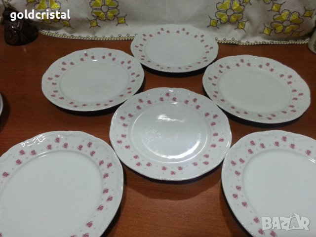 Стар немски порцелан Бавария чинии , снимка 3 - Антикварни и старинни предмети - 43245178