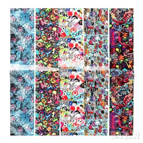  10 броя Комплект фолио графити , снимка 3 - Продукти за маникюр - 31454718