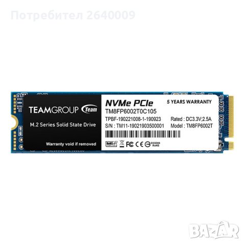 256Gb NVMe TEAM GROUP