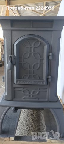 Чугунена печка на твърдо гориво (118), снимка 5 - Печки, фурни - 37857874